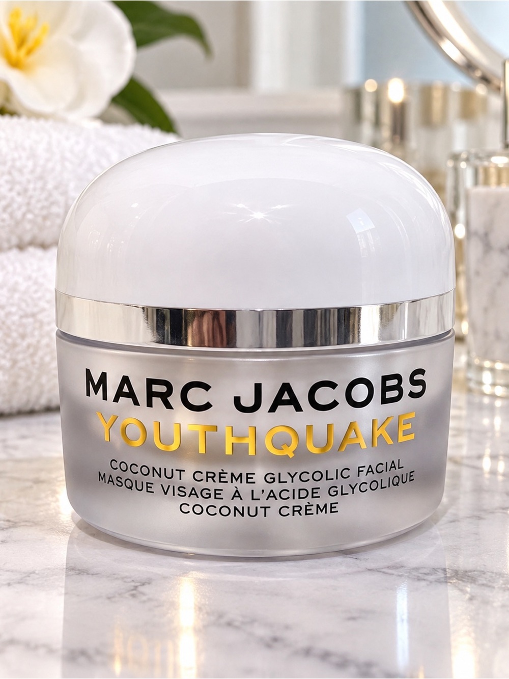 MARC JACOBS Youthquake Coconut Crème Glycolic Facial Mask Exfoliating NWOT
